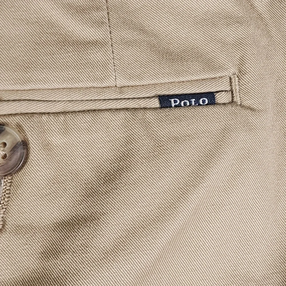 Polo Ralph Lauren AOP Shorts Mens‎ 31x9 Beige Chino Pony Logo Classic